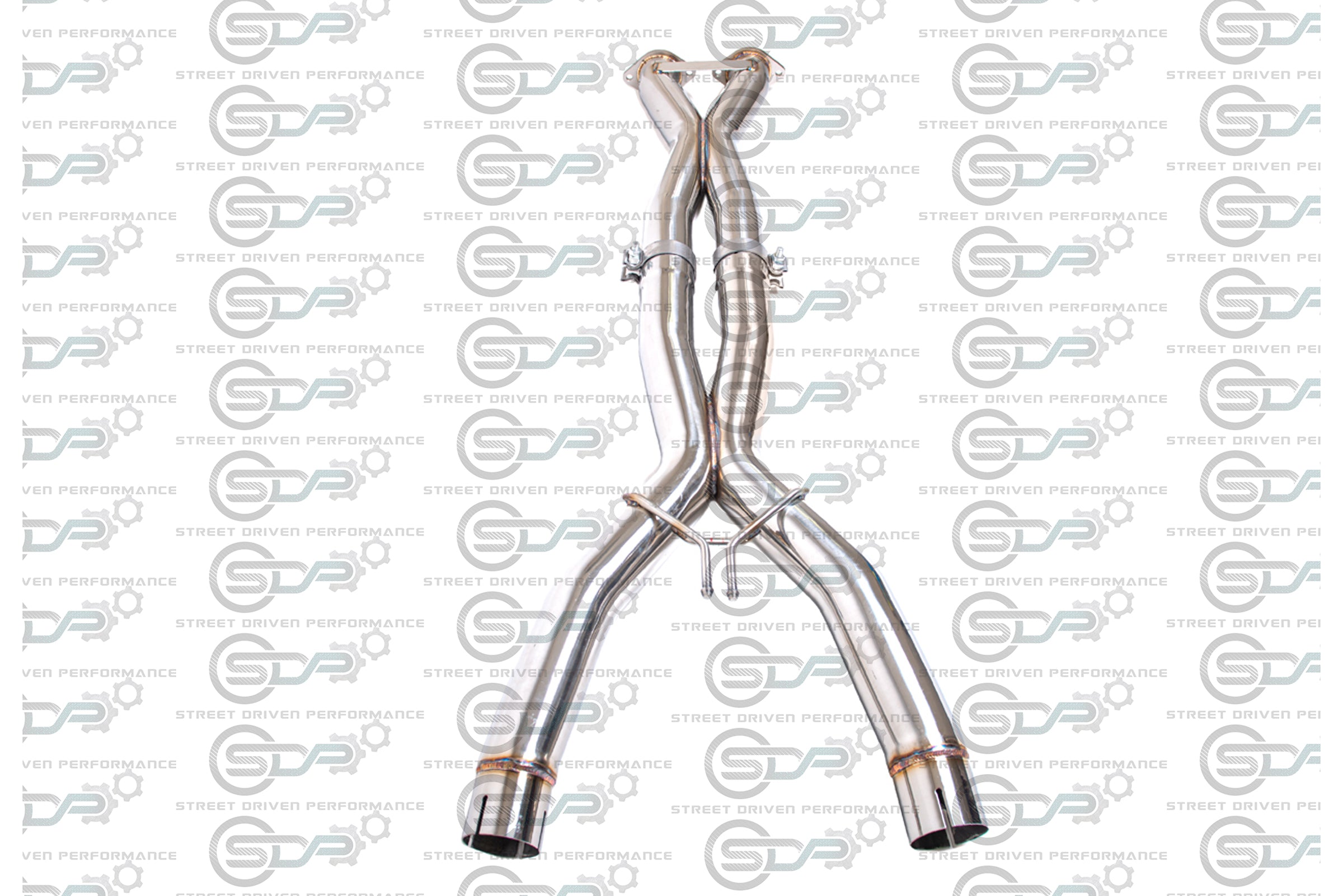 C7 Corvette - 3" Stainless Racing Double X-Pipe Exhaust